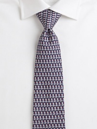 A handsome design woven with a hint of whimsy in fine Italian silk.SilkDry cleanMade in Italy