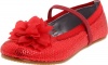 Stride Rite Kid's Selena Mary-Jane Flat, Red, 2 M US Little Kid