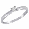 Round Diamond Solitaire Engagement Ring in 14K Gold
