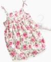 Give her a rosy outlook for the day with this sweet floral romper from First Impressions.