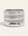 GUESS Silver Bangles Set, SILVER