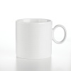 Fine porcelain dinnerware, serveware and accessory pieces made in Germany designed by Thomas for Rosenthal. White color with subtle raised white lines. Perfect for everyday use or entertaining. Dishwasher and microwave safe.