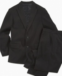 When the occasion calls for something formal and he needs style, this dress jacket from Sean John is the perfect fit. When the occasion calls for something formal and he needs style, this dress jacket from Sean John is the perfect fit.