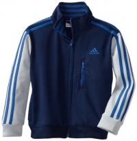 adidas Boys 2-7 Varsity Warm Up Jacket, Navy/Blue, 7X adidas Boys 2-7 Varsity Warm Up Jacket, Navy/Blue, 7X