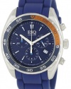 ESQ by Movado Men's 07301390 Sport Classic Chrono Stainless-Steel Blue Silicone Strap Watch