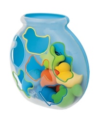 Sort six friendly squirtres into their own color-coded cut outs in the fishbowl. Then, simply spin to dump them out for squirt-time fun. Fishbowl floats or sticks on the wall with suction cup. Sort six friendly squirtres into their own color-coded cut outs in the fishbowl. Then, simply spin to dump them out for squirt-time fun. Fishbowl floats or sticks on the wall with suction cup.