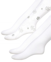 Let her look sparkle from head to toe with these glitter tights from So Jenni. Let her look sparkle from head to toe with these glitter tights from So Jenni.
