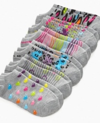 Dress up her feet with some flair underneath with the brightly patterned designs of this convenient 6 pack of girls socks from So Jenni. Dress up her feet with some flair underneath with the brightly patterned designs of this convenient 6 pack of girls socks from So Jenni.