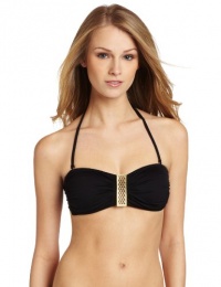 La Blanca Women's Renew and Refresh Cup Bandeau Bra, Black, 10 La Blanca Women's Renew and Refresh Cup Bandeau Bra, Black, 10