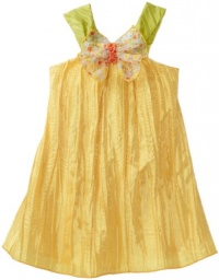 Blue Pearl Baby-girls Infant Rachel Lined Dress with Floral Sheer Butterfly, Gold, 12 Months Blue Pearl Baby-girls Infant Rachel Lined Dress with Floral Sheer Butterfly, Gold, 12 Months