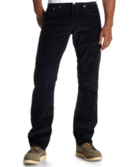 Texture your look this fall with these corduroy pants from Levi's. Texture your look this fall with these corduroy pants from Levi's.