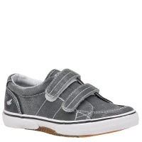 Sperry Top-Sider Boys' Halyard H&L,Navy Saltwash Canvas,US 11.5 W