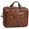 McKleinUSA RIVER WEST 15714 Brown Fly-Through Checkpoint-Friendly 17 Laptop Case