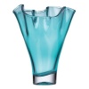 Lenox Organics Ruffled Centerpiece Turquoise Vase