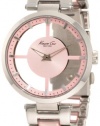 Kenneth Cole New York Women's KC4814 Transparency Pink Dial Transparency Pink Link Watch