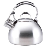 KitchenAid Gourmet Essentials 2 Quart Whistling Tea Kettle in Brushed Stainless Steel KitchenAid Gourmet Essentials 2 Quart Whistling Tea Kettle in Brushed Stainless Steel