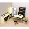 Melissa & Doug Deluxe Doll-House Kitchen Furniture