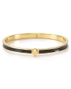 Simply styled, this bangle is just the bright touch, detailed with kate spade new york's signature.