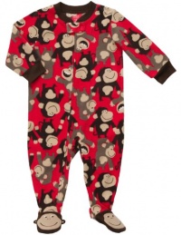 Carter's Infant Footed Fleece Sleeper - Monkeys-24 Months