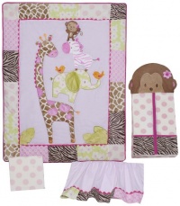 Carter's Jungle Jill 4 Piece Crib Bedding Set Carter's Jungle Jill 4 Piece Crib Bedding Set
