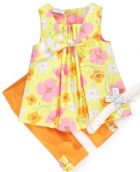 First Impressions Baby Set - Girls Floral Tunic and Leggings First Impressions Baby Set - Girls Floral Tunic and Leggings