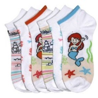 Mamia Lot of 3 Pairs Toddler To Young Girls Ped Assorted SeaWorld Kids Socks , 2-3 Years (Med), Aqua Blue /White w stripes/Pink Mamia Lot of 3 Pairs Toddler To Young Girls Ped Assorted SeaWorld Kids Socks , 2-3 Years (Med), Aqua Blue /White w stripes/Pink