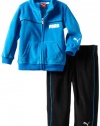 Puma - Kids Baby-Boys Infant Promo Velour Set, Blue, 18 Months