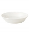 White dinnerware that's perfect for every day. The 1815 pasta bowl from Royal Doulton features sturdy porcelain streaked white on white for serene, understated style.