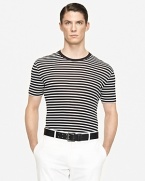 Ralph Lauren Black Label Short-Sleeved Mercerized Cotton Crewneck