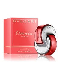 BVLGARI introduces a new, lively, cheerful fragrance inspired by Coral, the red gold of the Mediterranean Sea… Omnia Coral is a true gem of the Ocean.Fragrance NotesGoji Berries,Sparkling citrus allureHibiscus flower, Fresh, floral fruity scentPomegranate,Sweet-tart aroma