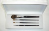 Ai (Love) * Japanese Natural Hair Professional makeup 4 pcs brush set - Black handles -