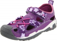 Sperry Top-Sider Wet Tech II Fisherman Sandal (Toddler/Little Kid/Big Kid),Lilac/Grey/Flowers,4 M US Big Kid