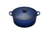 Le Creuset Enameled Cast-Iron 2-Quart Round French Oven, Cobalt Blue