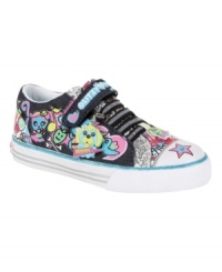 Time for her to sparkle in the spotlight with these graphic print shoes from Stride Rite. Time for her to sparkle in the spotlight with these graphic print shoes from Stride Rite.