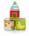 Skip Hop Funky Farmyard Build a Barn Blocks