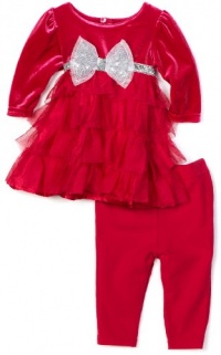 Sweet Heart Rose Baby-Girls Newborn Velvet and Mesh Legging Set, Pink, 6-9 Months Sweet Heart Rose Baby-Girls Newborn Velvet and Mesh Legging Set, Pink, 6-9 Months