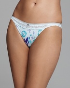Combining the best qualities of a thong and a bikini brief, Calvin Klein's Naked Glamour Tanga is perfect for wearing with curve-hugging clothes.
