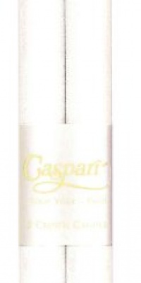 Entertaining with Caspari 10-Inch Taper Dripless, Smokeless, Unscented Candles, White, Set of 12 Entertaining with Caspari 10-Inch Taper Dripless, Smokeless, Unscented Candles, White, Set of 12