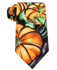 Even if the clock strikes midnight, you'll still be looking good in this Jerry Garcia silk tie. Even if the clock strikes midnight, you'll still be looking good in this Jerry Garcia silk tie.
