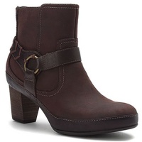 Clarks Women's Gallery Ink Boot,Dark Brown Nubuck,8 M US Clarks Women's Gallery Ink Boot,Dark Brown Nubuck,8 M US