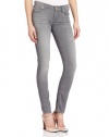 7 For All Mankind Women's The Cigarette Slim Fit Jean, Silver Grey, 24