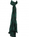 Rachel Comey Womens Forest Green Italian Diamond Scarf