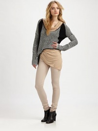 This chunky knit layers perfectly in a cropped scoopneck silhouette.ScoopneckLong sleevesContour hemAbout 26 from shoulder to hem80% cotton/20% viscoseDry cleanImportedModel shown is 5'9½ (177cm) wearing US size Small. This chunky knit layers perfectly in a cropped scoopneck silhouette.ScoopneckLong sleevesContour hemAbout 26 from shoulder to hem80% cotton/20% viscoseDry cleanImportedModel shown is 5'9½ (177cm) wearing US size Small.