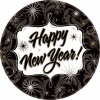 New Year's Gala Lunch Plates 18ct New Year's Gala Lunch Plates 18ct