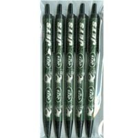 NFL New York Jets Disposable Black Ink Click Pens, 5-Pack NFL New York Jets Disposable Black Ink Click Pens, 5-Pack