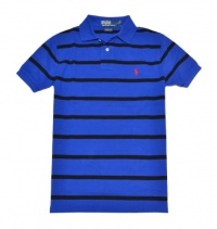Polo Ralph Lauren Men Custom Fit Striped Pony Logo T-Shirt Polo Ralph Lauren Men Custom Fit Striped Pony Logo T-Shirt