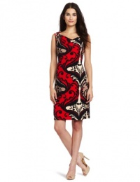 Evan Picone Women's Matte Jersey Cowl Neck Sheath Dress Evan Picone Women's Matte Jersey Cowl Neck Sheath Dress