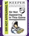 Monty Python Fluxx - Sir Not-Appearing Promo Card