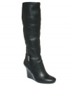 Impeccable style is never a bad thing. Update your look with Nine West's Goodness wedge boots.
