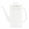 Kate Spade's Larabee Road Platinum, peppered with platinum polka dots, will give your table its own personality. Crafted of white bone china, each piece is dishwasher safe.